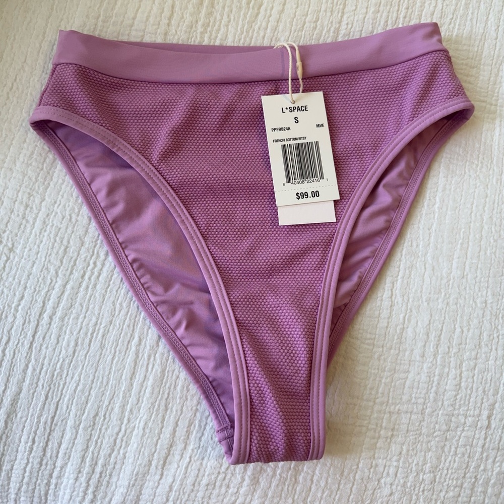 Lspace Mauve Frenchi Bikini Bottom